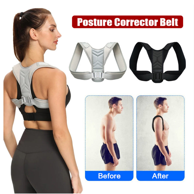 Amazon's best-selling back and collarbone corrector belt, anti-hunchback belt for men and women, posture corrector, sitting posture corrector.