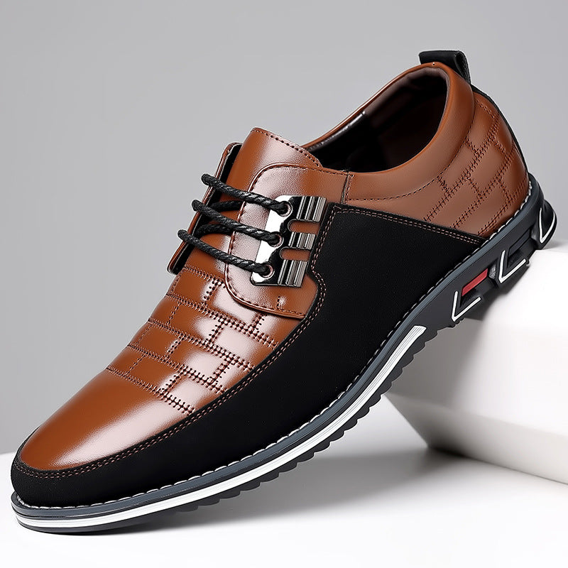 Men's White Leather Casual Shoes – Sizes 38-52 | Aladinae