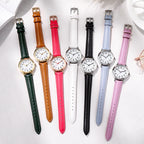 Cross-border foreign trade new simple digital fashion women's quartz watch small belt ladies watch women's watch