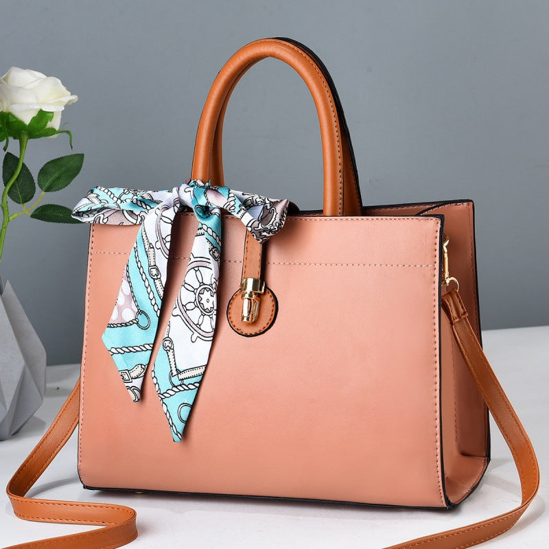 Fashion ladies bag large capacity bag crossbody mother style solid color net celebrity simple western style small bag bags