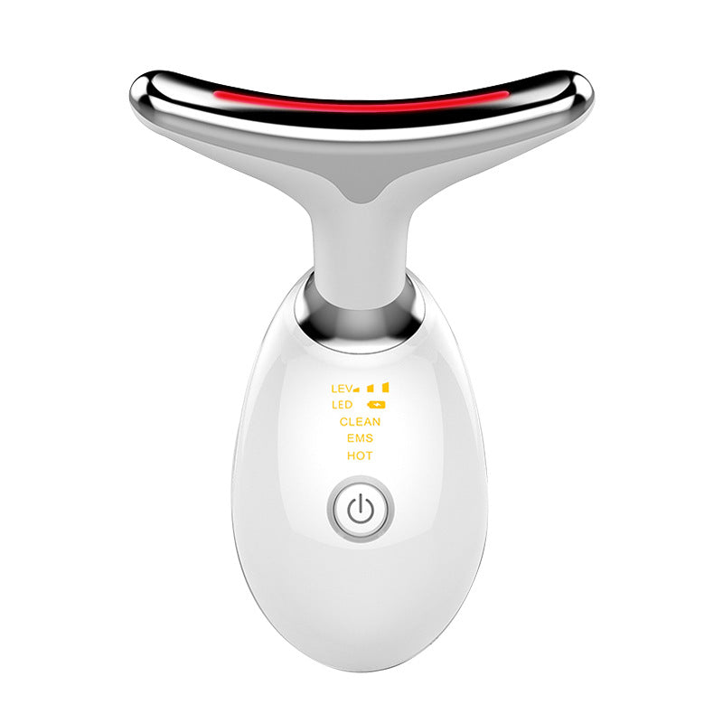 Neck beauty instrument vibration massage neck wrinkle instrument small iron lifting neck face color light introduction beauty instrument facial beauty