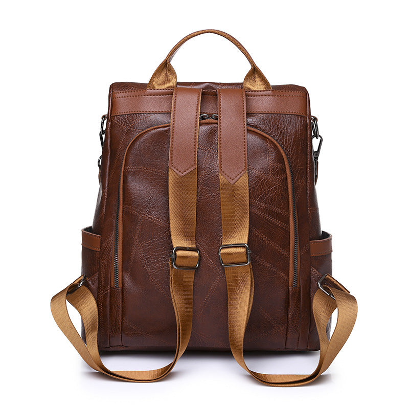 PU backpack women's fashion outdoor travel anti-theft bag female casual ladies backpack female student small school bag on behalf of