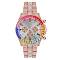 Men & Women's Multi-Dial Crystal Calendar Watch