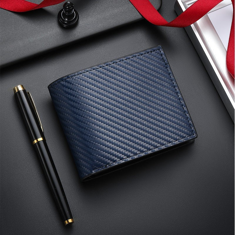 Men's Carbon Fiber Wallet with Coin Pocket | Aladinae