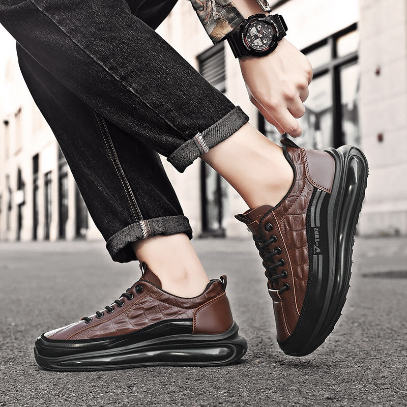 Men's Crocodile Leather Casual Shoes