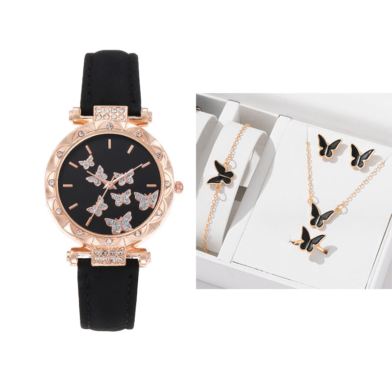Women's Butterfly Design Watch - Simple, Casual