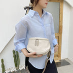 Genuine Leather Saddle Bag