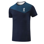 Men's Quick-Dry Mesh T-Shirt - Short Sleeve, Crew Neck