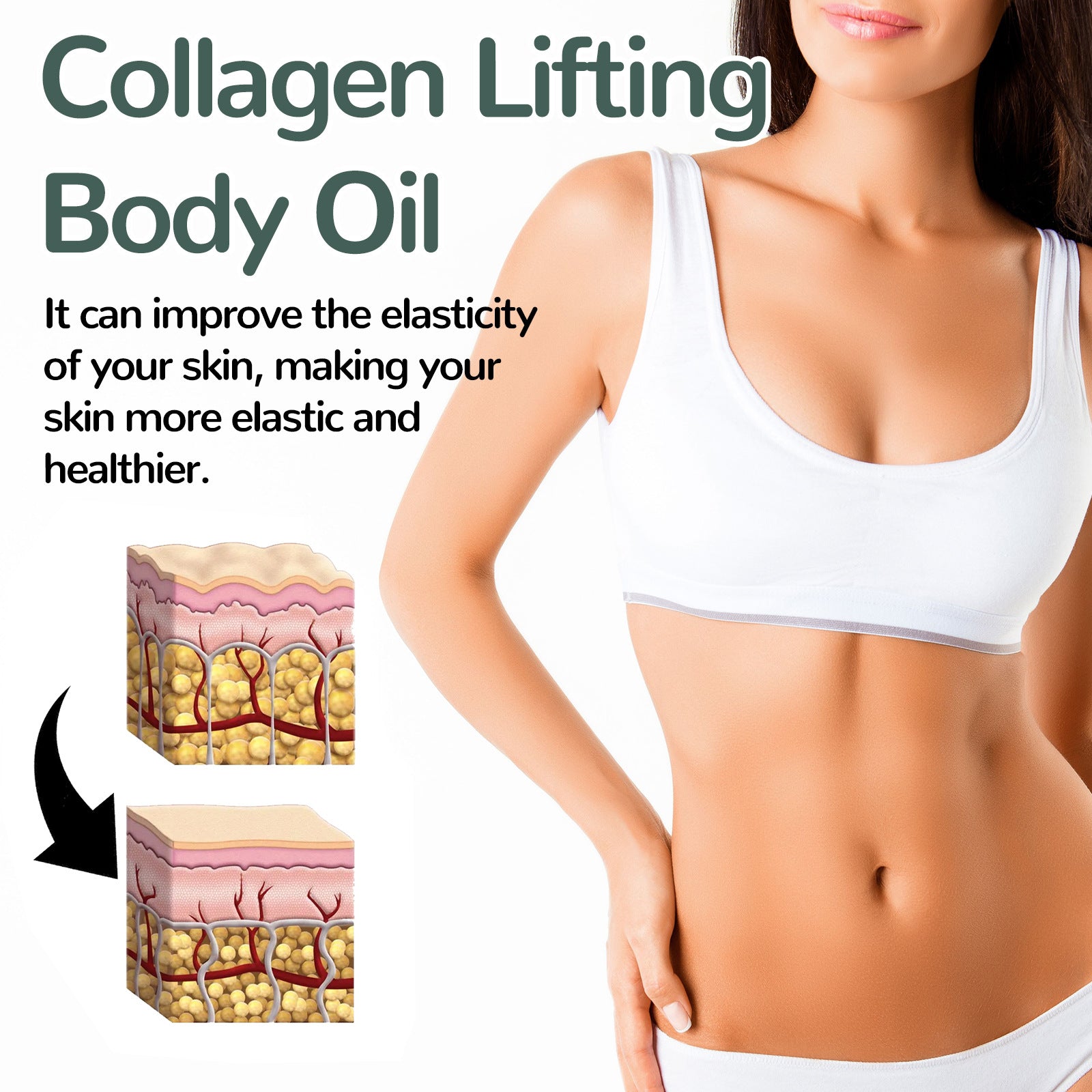 OCEAURA Body Care Oil: Hydrating and moisturizing for arms, providing a comfortable feel, and perfect for full-body massage and care.