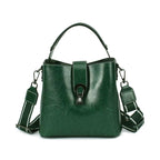 Foreign trade summer bag women 2024 new bucket bag genuine leather women's bag shoulder messenger bag women versatile handbag women