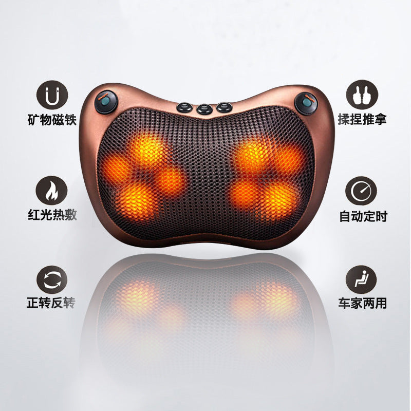 Smart massage pillow, U-shaped kneading massager, heated cervical spine massager, electric neck support device