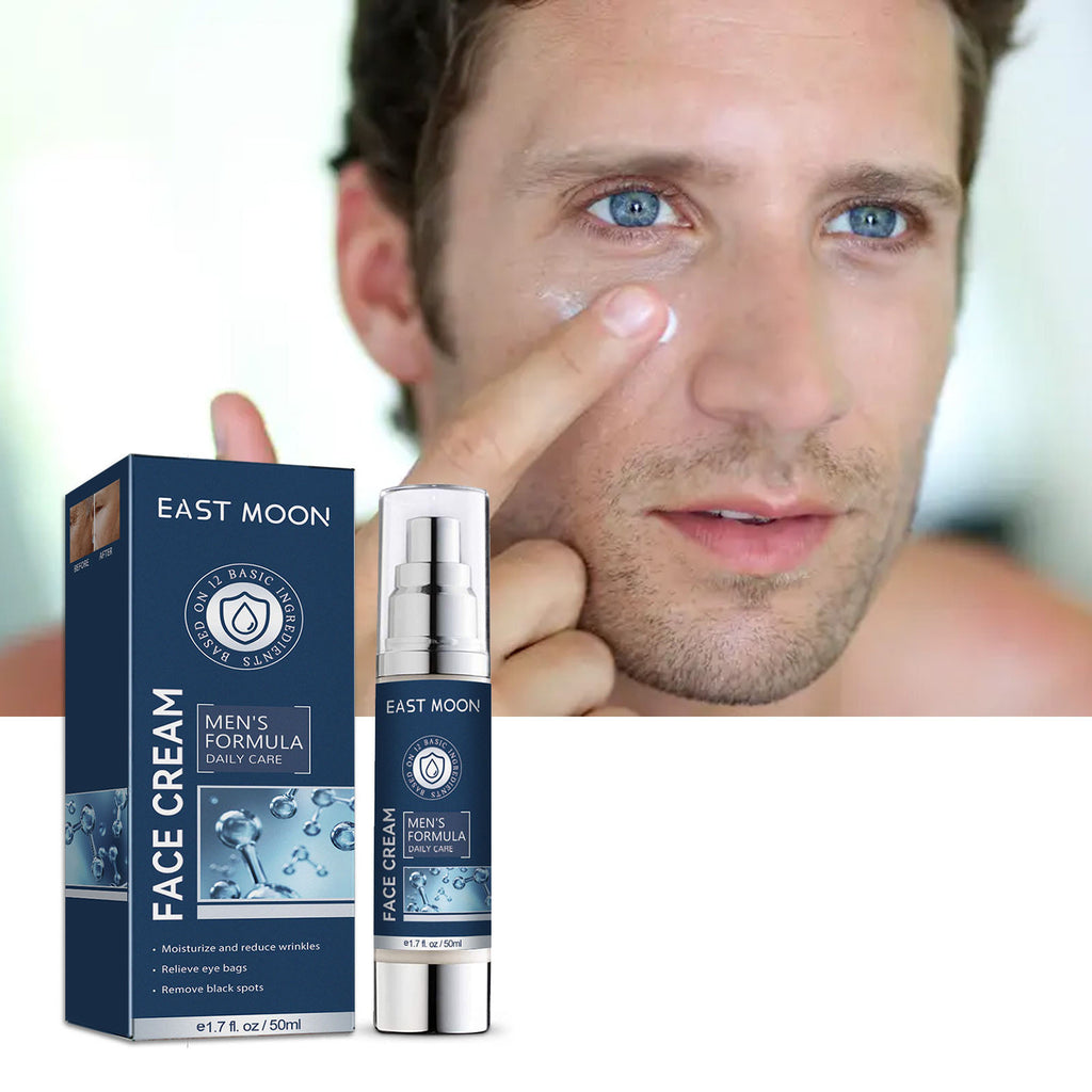 East Moon Men's Facial Moisturizing Cream - Hydrating and Nourishing Facial Skin Care Cream