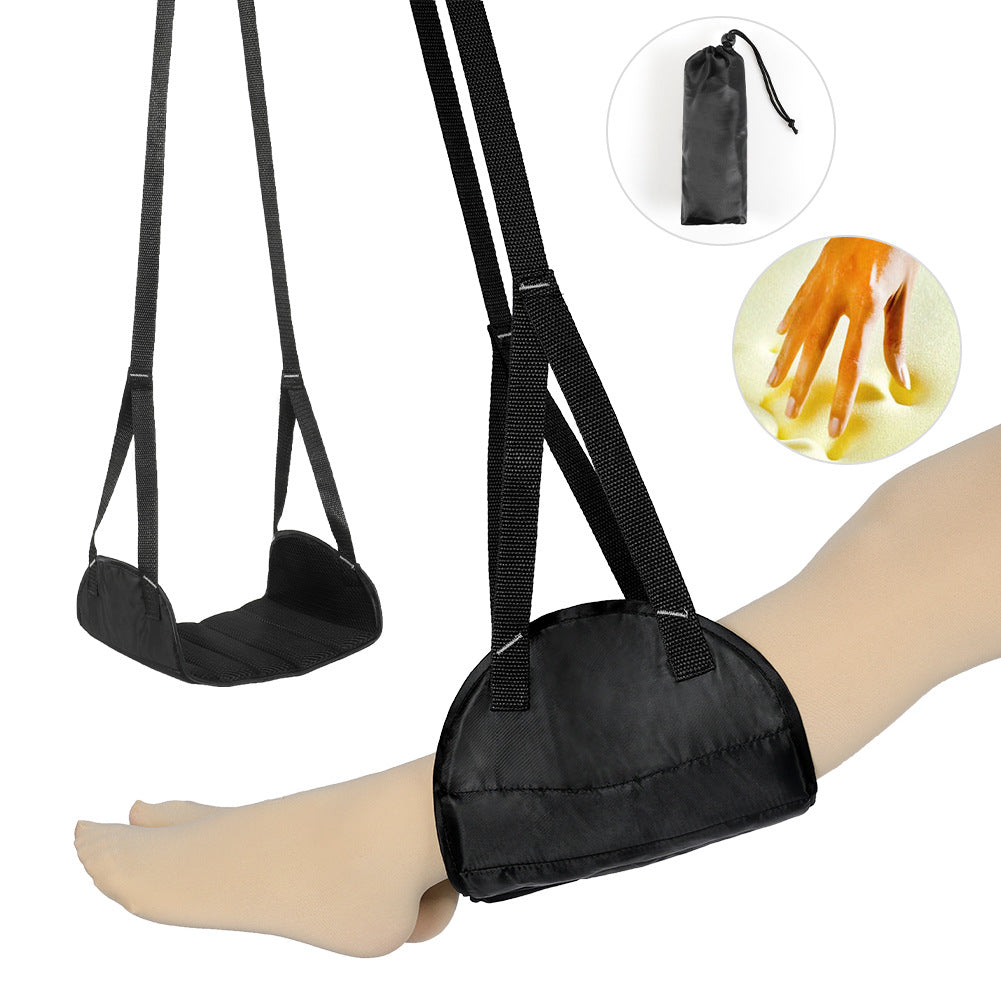 Amazon foot rest hammock, a must-have for travelers, perfect for hanging your feet on airplanes or high-speed trains.