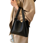 High-end niche 2025 new style tote basket bags, cross-border large capacity mother and daughter bag, crossbody bag, shoulder bag, bucket bag
