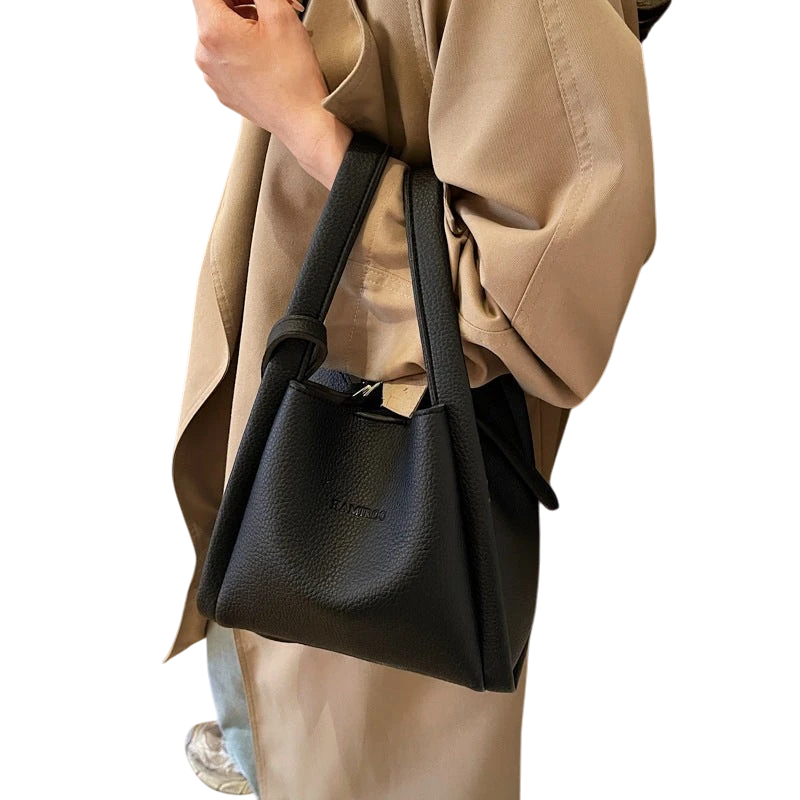 High-end niche 2025 new style tote basket bags, cross-border large capacity mother and daughter bag, crossbody bag, shoulder bag, bucket bag