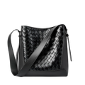 Cowhide hand-woven tote bag new style genuine leather commuter large capacity fashion shoulder bag messenger bag for women