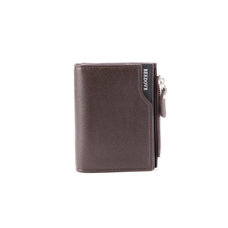 Men's Zipper Wallet with Coin Purse & Card Slots | Aladinae