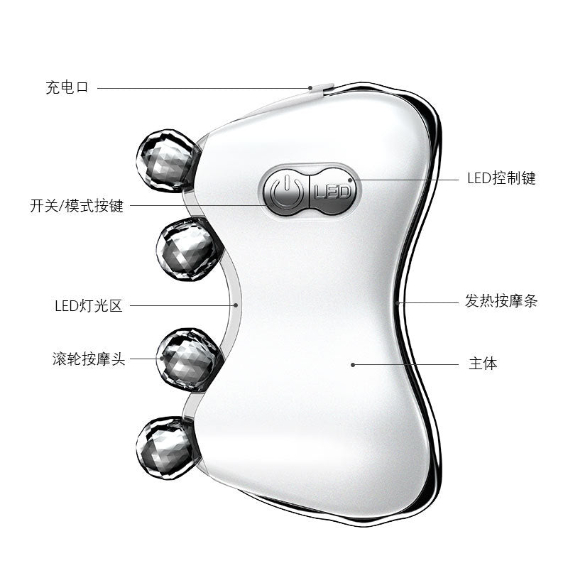 New home beauty instrument roller massage neck beauty instrument IPL skin rejuvenation slimming face lifting importing instrument scraping board manufacturer