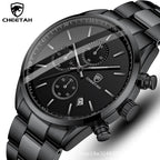 Men's Multi-Function Steel Watch - Calendar, Waterproof