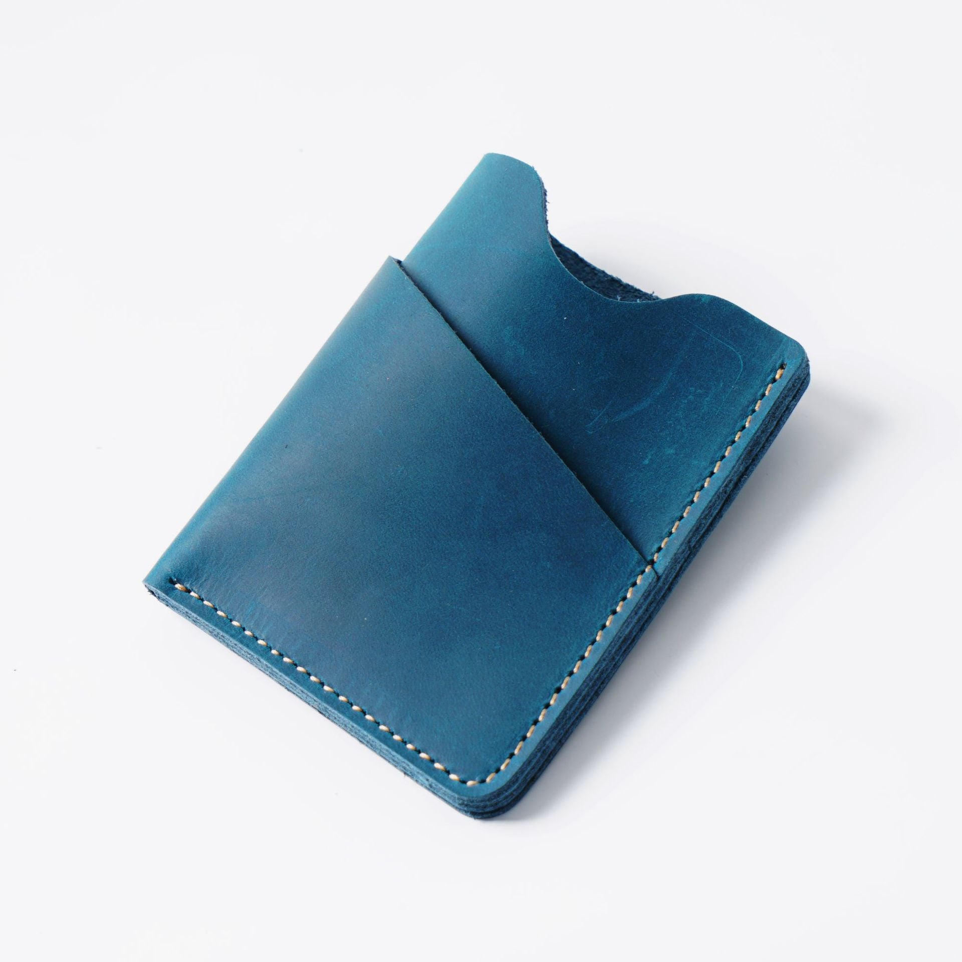 Men's Crazy Horse Leather Card Holder & Coin Purse | Aladinae