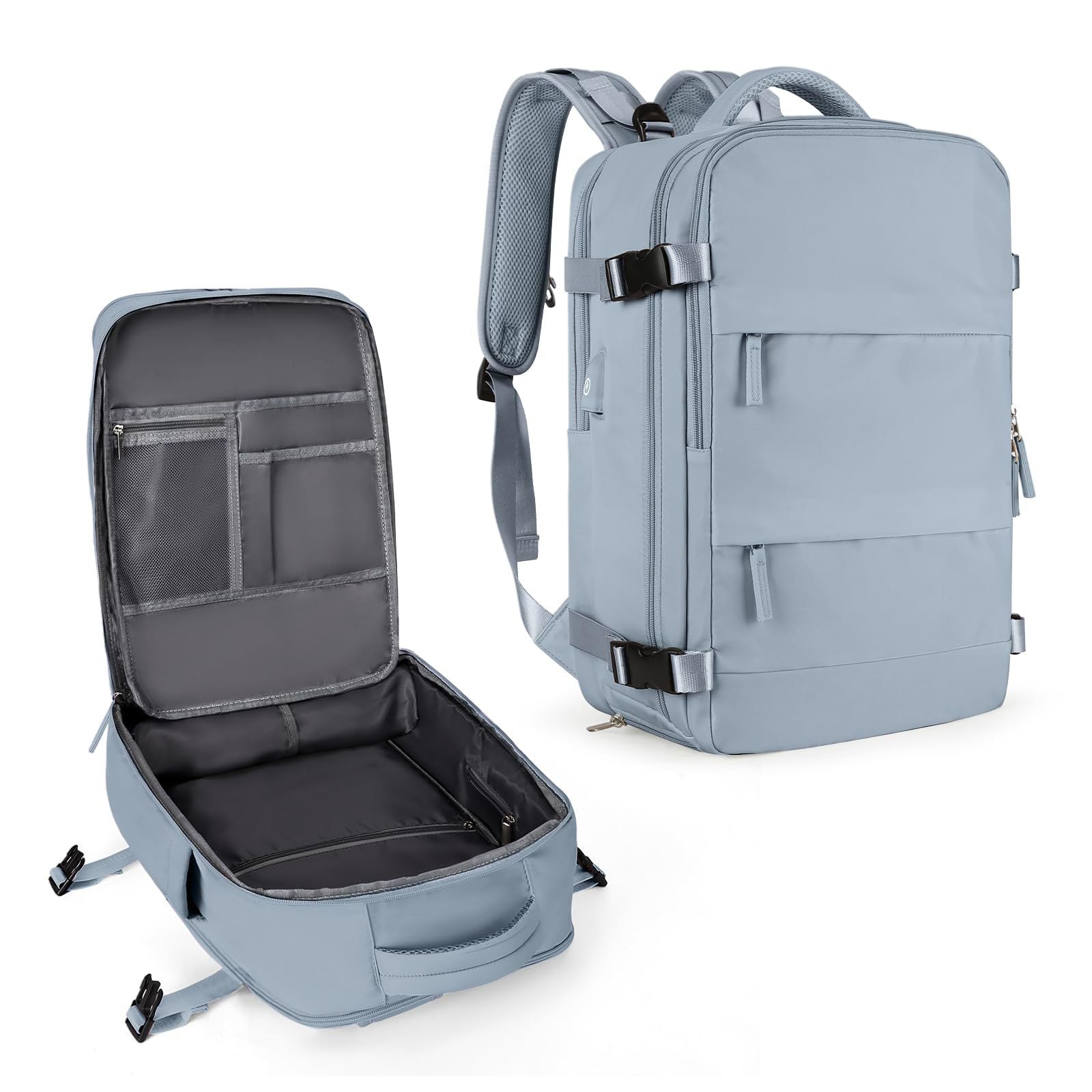 Spot Amazon waterproof travel bag backpack USB luggage school bag travel toiletries set fashion wholesale