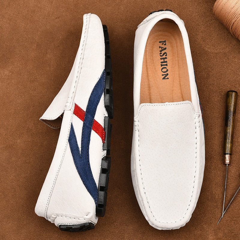 Men's Genuine Leather Slip-On Loafers | Aladinae