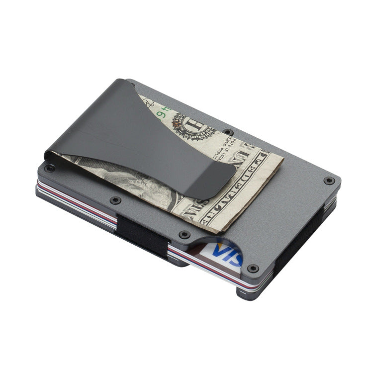 Aluminum Alloy Carbon Fiber Card Holder - RFID Blocking