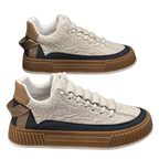 Men's White Height Increasing Sneakers | Aladinae