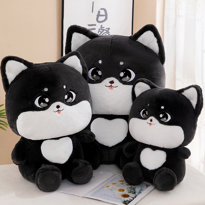 Cute Black Cat Plush Toy Cartoon Doll Toy Sofa Cushion Bed Sleeping Children Girls Gift Wholesale