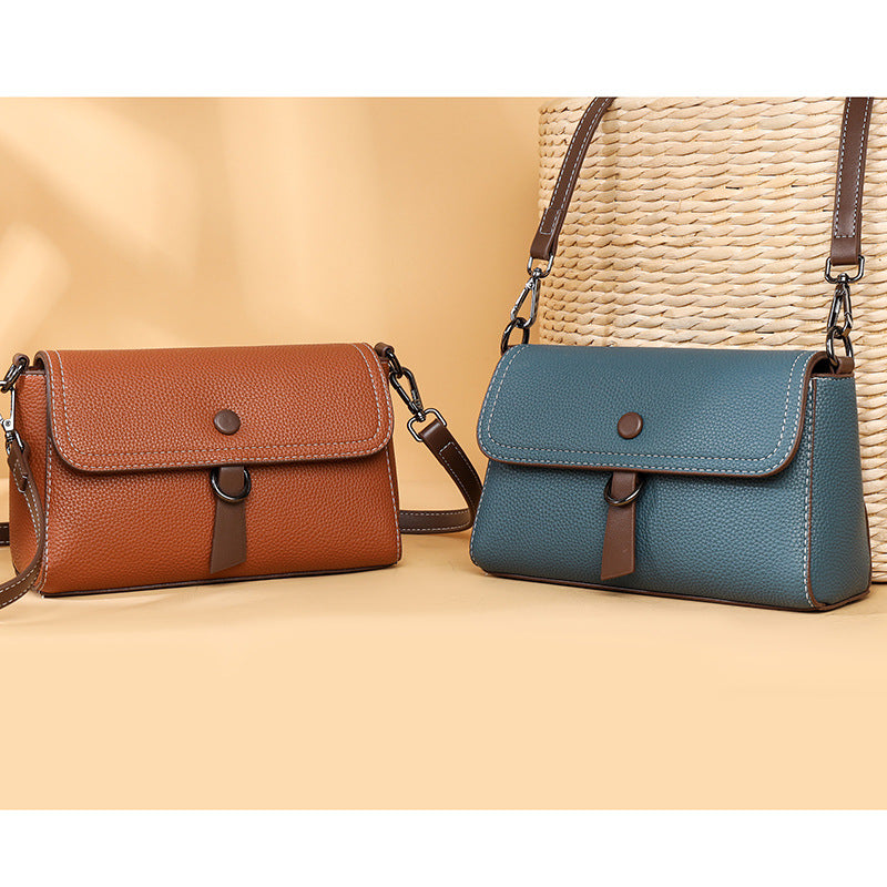 Classic Leather Crossbody Bag