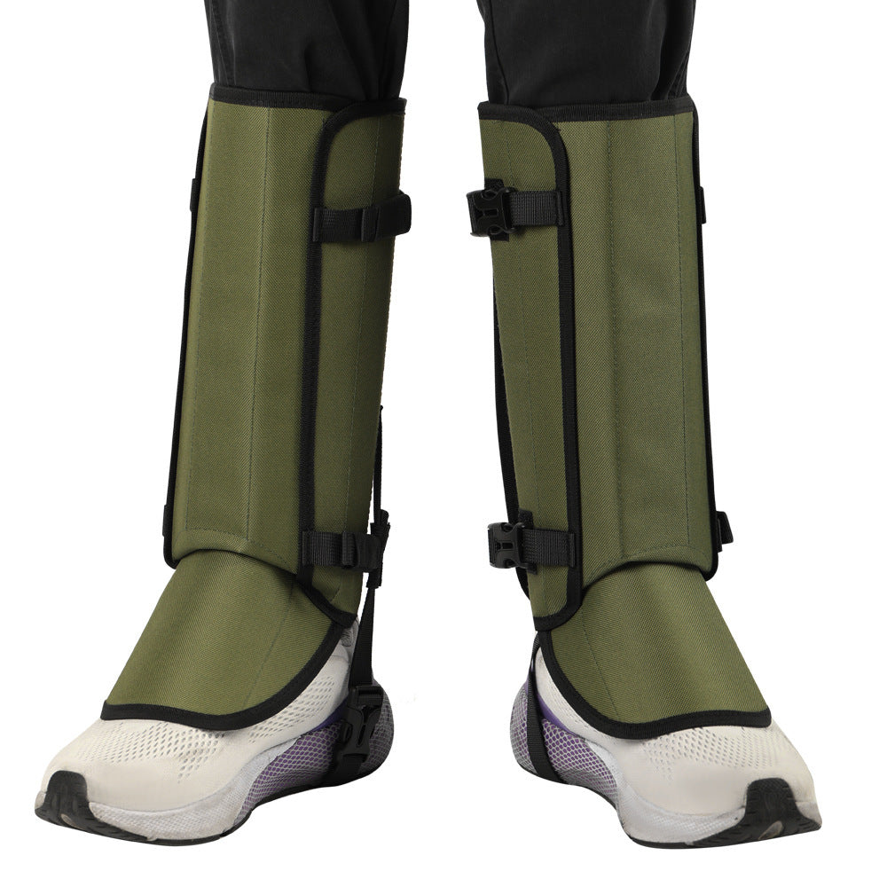 Outdoor mountaineering camping anti-scratch knee pads jungle anti-mosquito anti-snake bite anti-scratch leggings thick waterproof snow cover