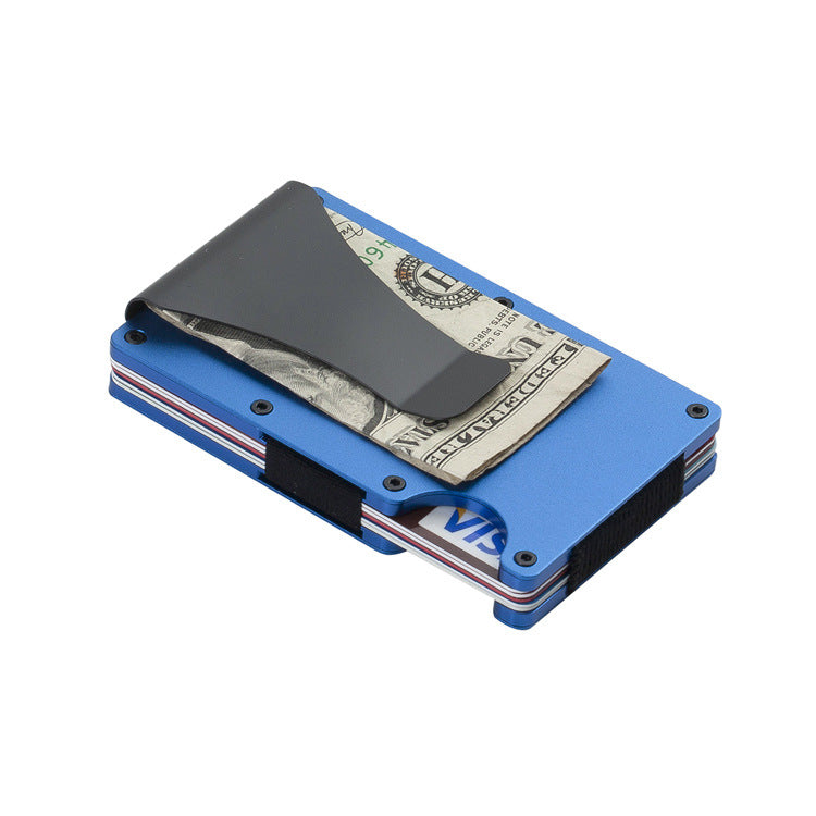 Aluminum Alloy Carbon Fiber Card Holder - RFID Blocking