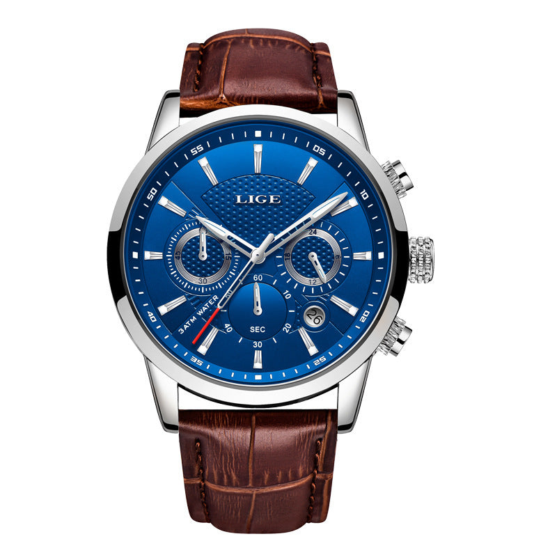 LIGE 9866 Men's Sports Watch