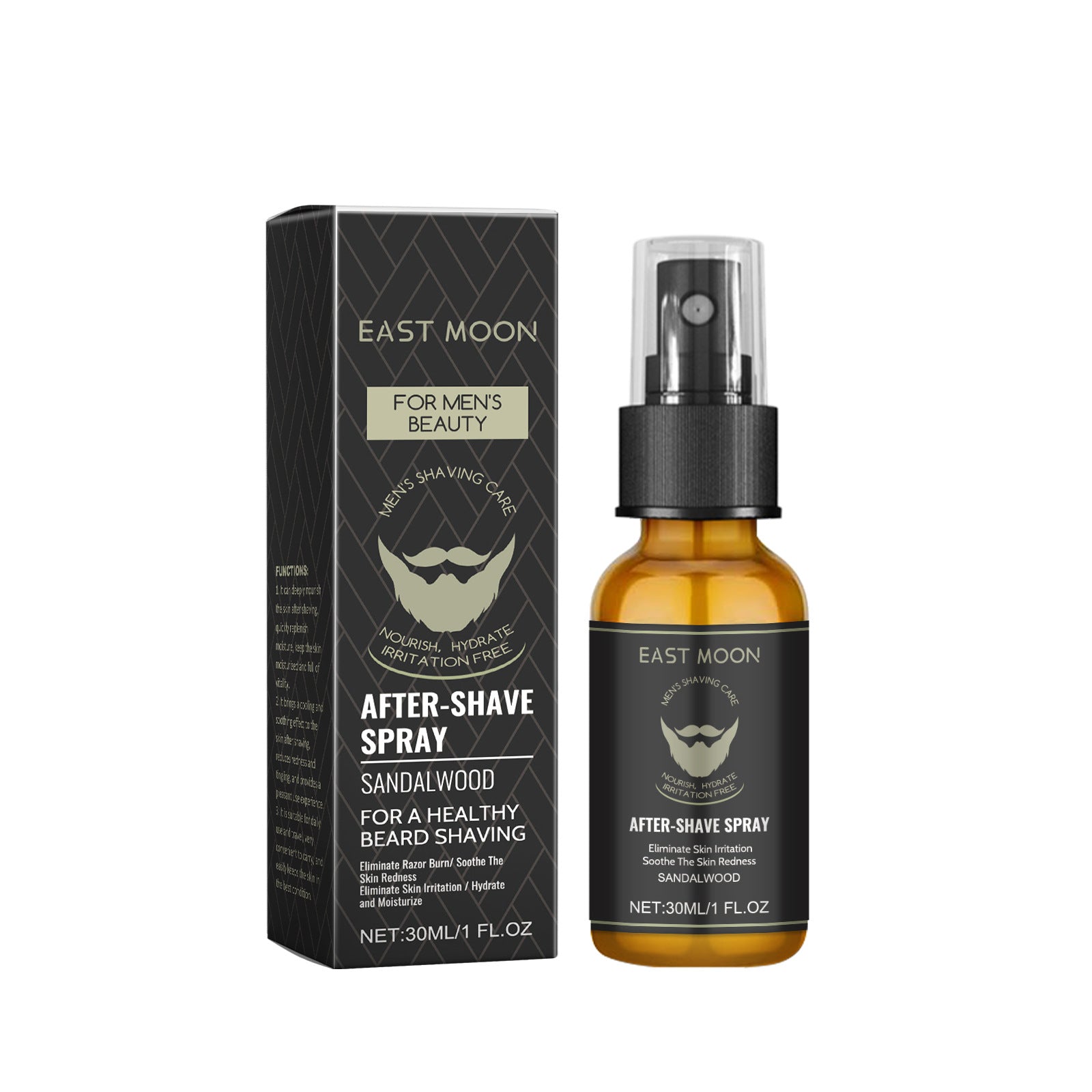 EAST MOON Men's Aftershave Soothing & Cooling Spray | Aladinae
