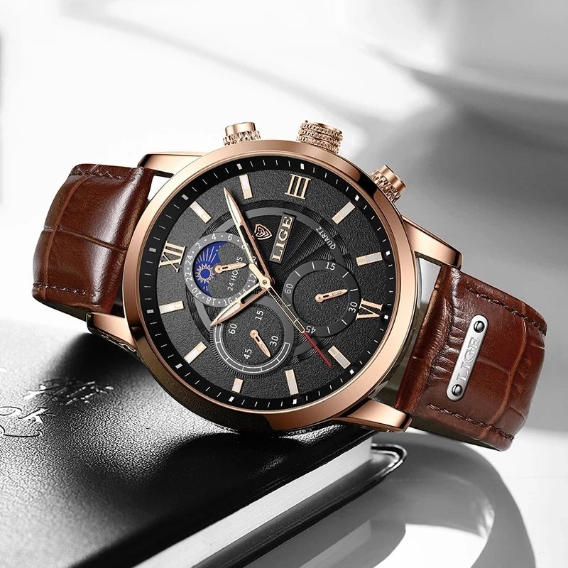 Men's Multi-Function Chronograph Quartz Watch