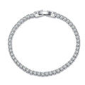 Tik Tok live broadcast welfare model European and American niche light luxury zircon star bracelet net celebrity model full diamond platinum plated bracelet