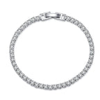 Tik Tok live broadcast welfare model European and American niche light luxury zircon star bracelet net celebrity model full diamond platinum plated bracelet