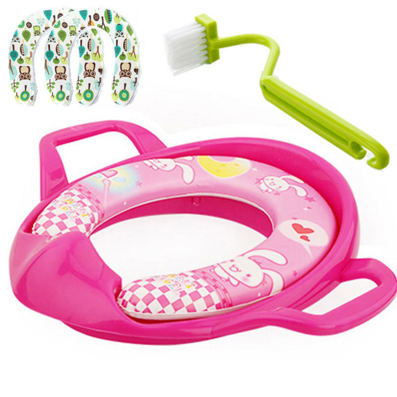 Children's toilet seat baby toilet seat children boys and girls enlarged toilet cushion infant toilet seat