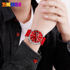 SKMEI Men's Luminous Quartz Watch – Nylon Strap | Aladinae