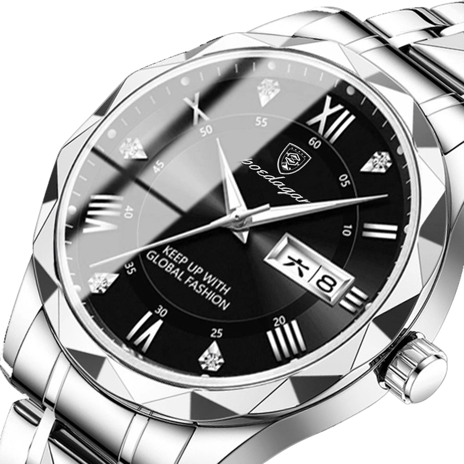 Swiss-Style Men's Dual Calendar Quartz Watch | Aladinae