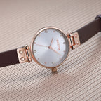 Women's Black Quartz Watch - Waterproof, Simple Design