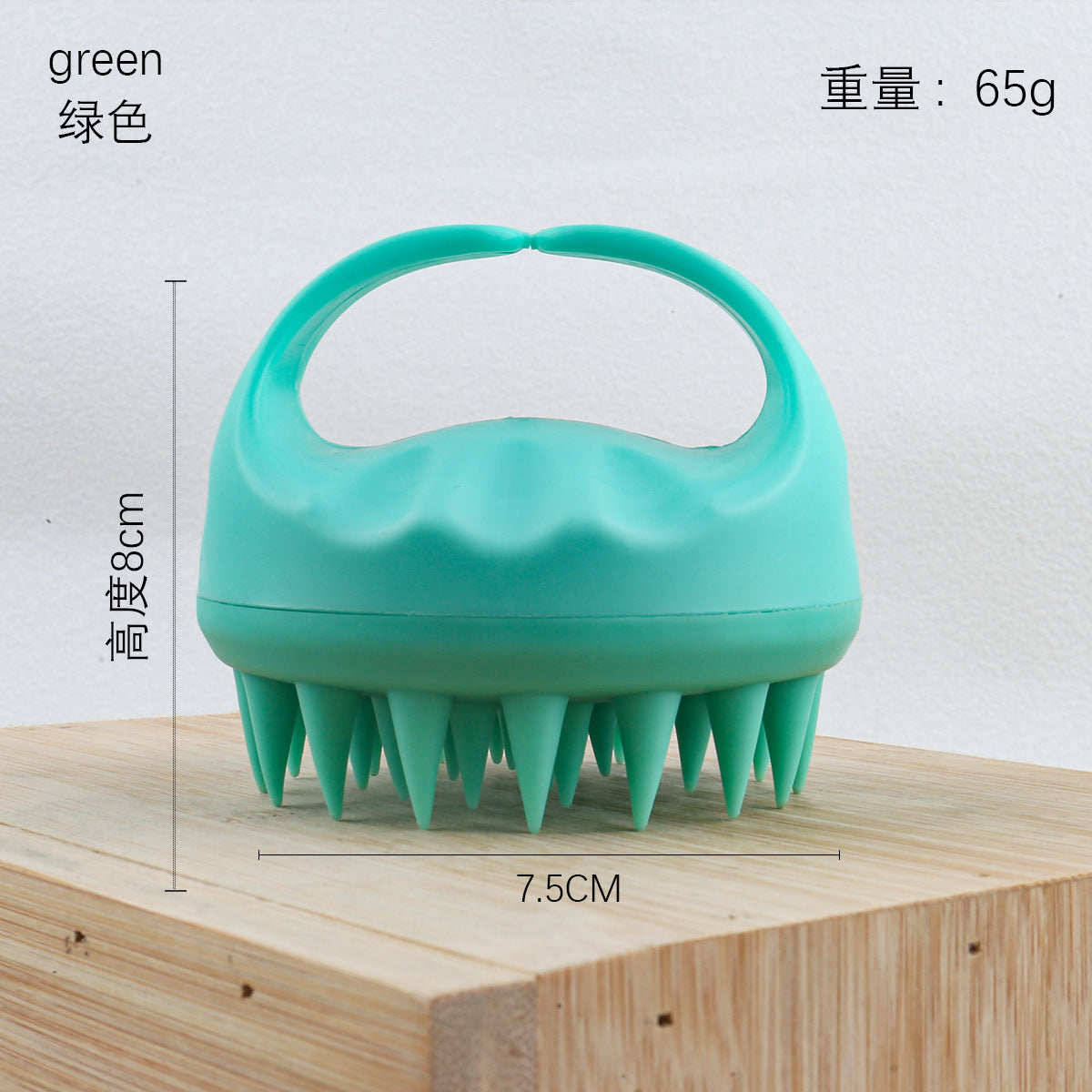 Factory direct sales of silicone shampoo brush, multi-functional massage brush, wet and dry shampoo comb, shower massage shampoo brush.