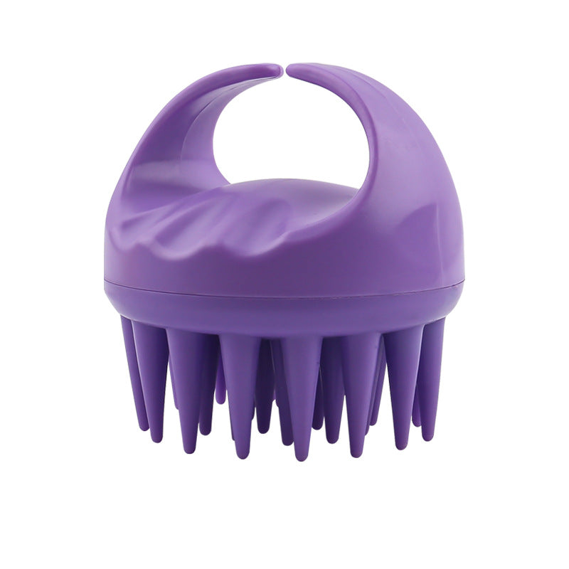 Factory direct sales of silicone shampoo brush, multi-functional massage brush, wet and dry shampoo comb, shower massage shampoo brush.
