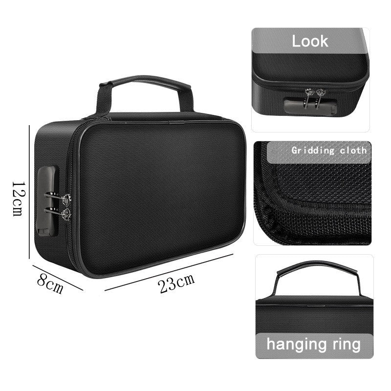 Amazon's hot-selling fireproof bag valuable document storage box waterproof flame retardant fireproof document bag