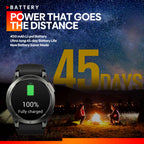 Men's Orange AMOLED GPS Smart Watch - Bluetooth Call