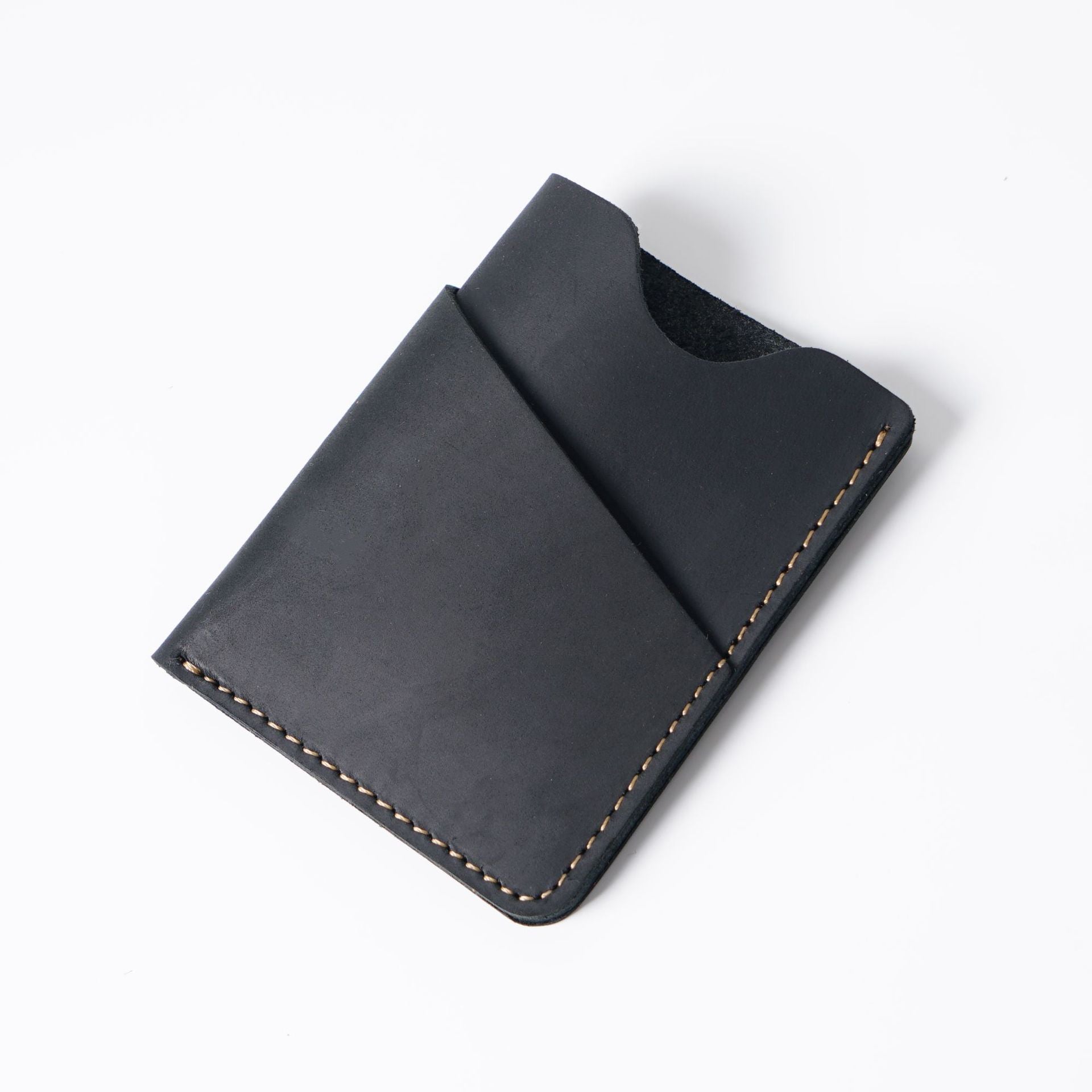 Men's Crazy Horse Leather Card Holder & Coin Purse | Aladinae