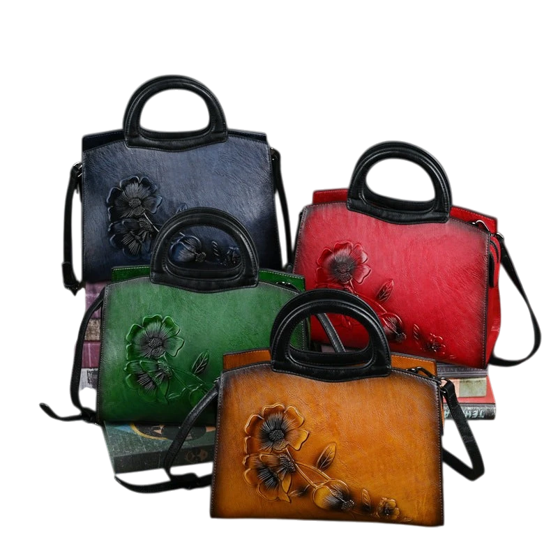 New retro women's bag Chinese style design for mom, practical one-shoulder handbag with large capacity, one piece for women
