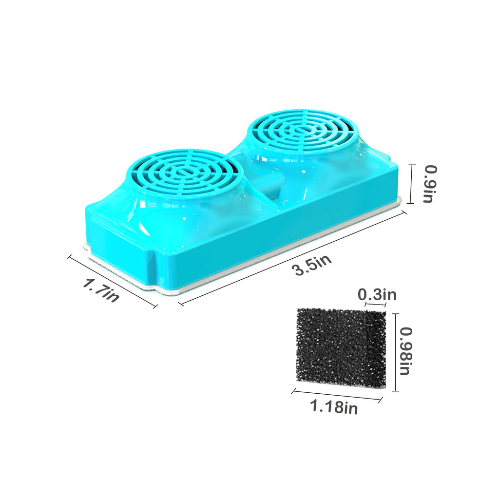 Amazon Pet Water Fountain Rectangular Dual-Wing Filter Cartridge Activated Carbon Resin Multi-Filter Cat Water Feeder Filter Cartridge