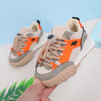 Children's sports shoes, boys' shoes, 2021 new style shoes, popular dad shoes, medium and large children's single shoes, breathable casual shoes
