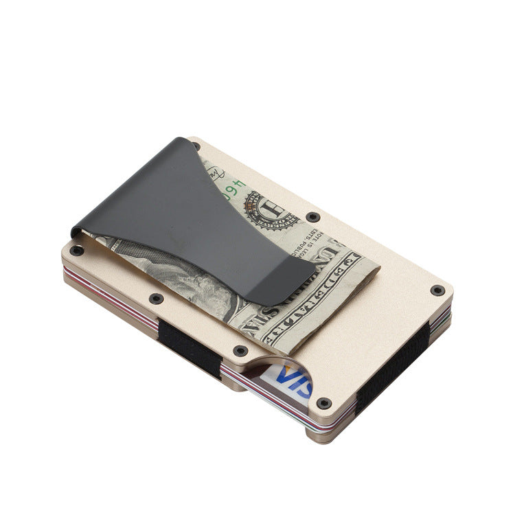 Aluminum Alloy Carbon Fiber Card Holder - RFID Blocking